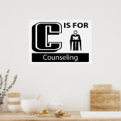 C is voor advies poster (Keuken)