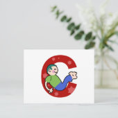 C is voor...... briefkaart (Staand voorkant)