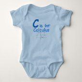 C is voor Calculus Romper (Voorkant)
