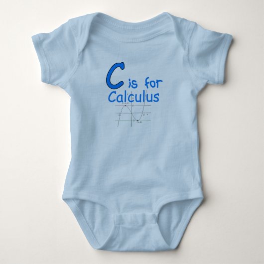C is voor Calculus Romper (Voorkant)