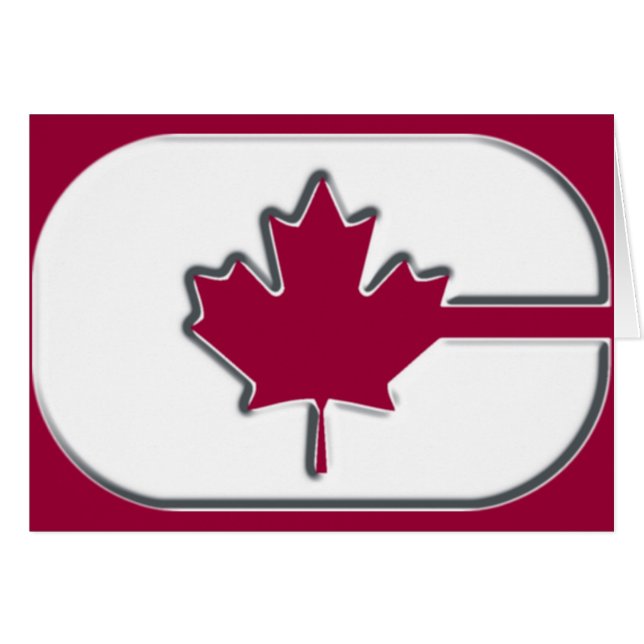 "C" is voor Canada (Voorkant Horizontaal)