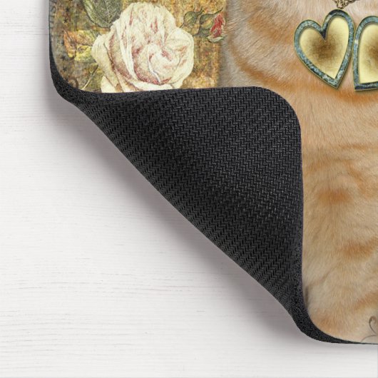 C is voor Cat - Tabby Cat Mousepad Muismat (Hoek)