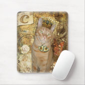 C is voor Cat - Tabby Cat Mousepad Muismat (Met muis)