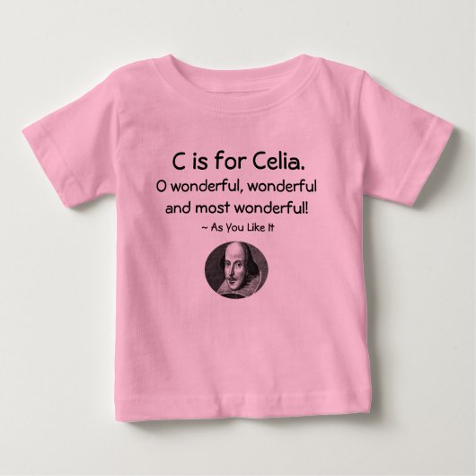 C is voor Celia ・ Een Shirt van de Kleine Schaduwe (Voorkant)