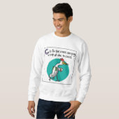 C is voor Chai Adult Crewneck Sweatshirt (Voorkant volledig)