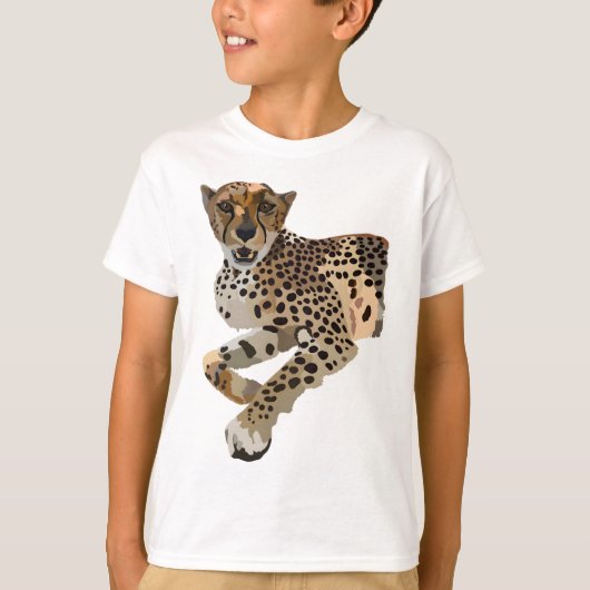 C is voor Cheetah T-shirt (Voorkant)