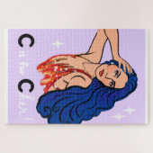 C is voor Cher! Jigzaag Puzzle Legpuzzel (Horizontaal)