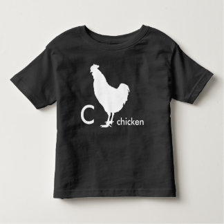 C is voor Chicken Kinder Shirts