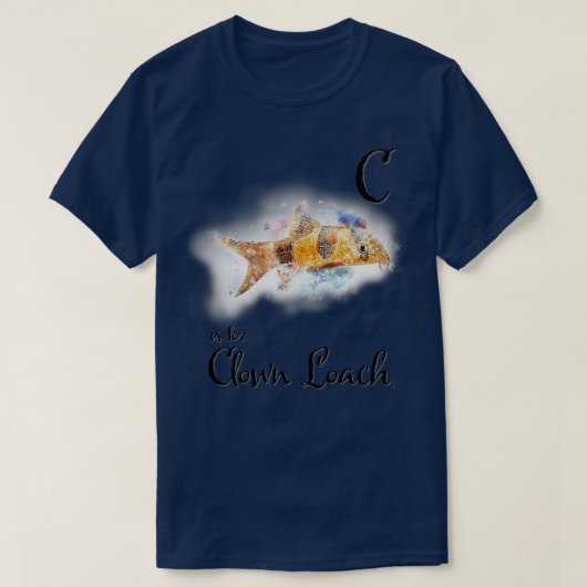 C is voor Clown Loach T-shirt (Design voorkant)
