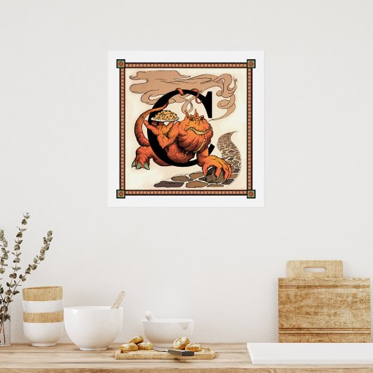 C is voor Colvaino Poster (Keuken)