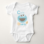 C is voor Cookie Baby Romper (Voorkant)
