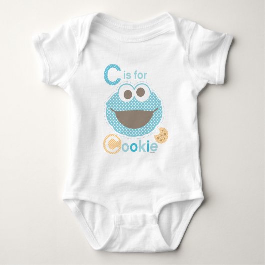 C is voor Cookie Baby Romper (Voorkant)