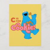 C is voor Cookie Briefkaart (Voorkant)