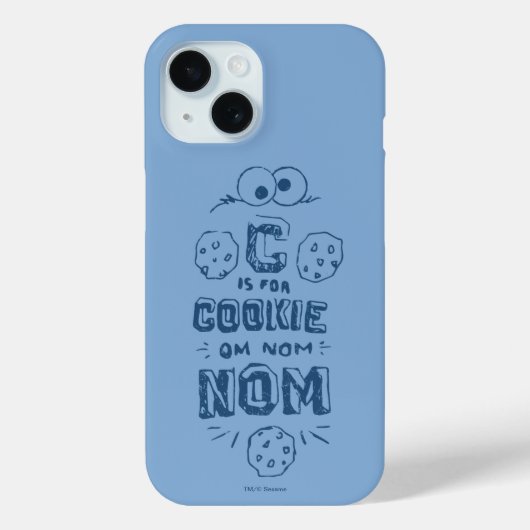 C is voor Cookie Case-Mate iPhone Case (Achterkant)