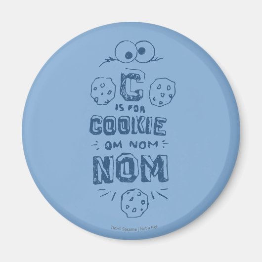 C is voor Cookie Magneet (Voorkant)