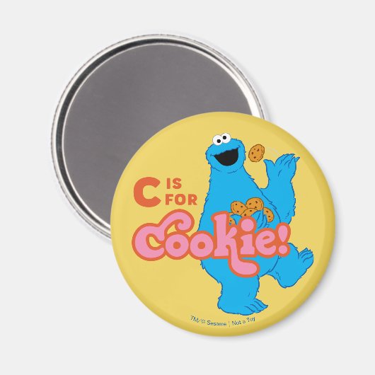 C is voor Cookie Magneet (Voorkant / Achterkant)
