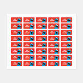 C is voor Cookie Monster | Jouw namen toevoegen Labels (Vel)