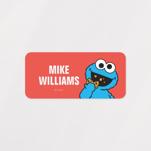 C is voor Cookie Monster | Jouw namen toevoegen Labels (Design 2)