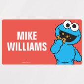 C is voor Cookie Monster | Jouw namen toevoegen Labels (Design 2)