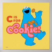 C is voor Cookie Poster (Voorkant)