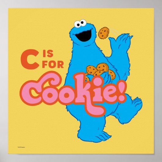 C is voor Cookie Poster (Voorkant)
