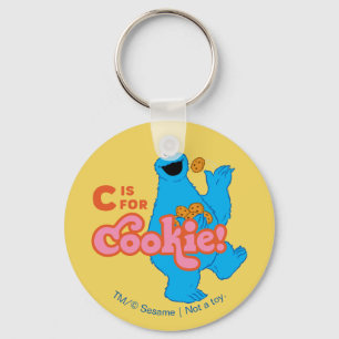 C is voor Cookie Sleutelhanger