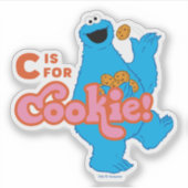 C is voor Cookie Sticker (Voorkant)