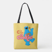 C is voor Cookie Tote Bag (Achterkant)