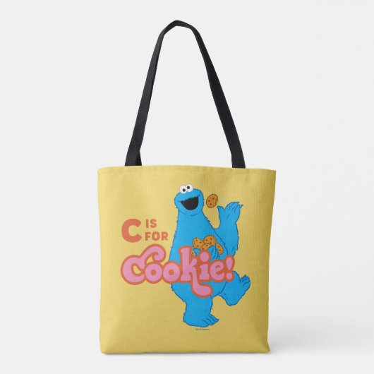 C is voor Cookie Tote Bag (Achterkant)