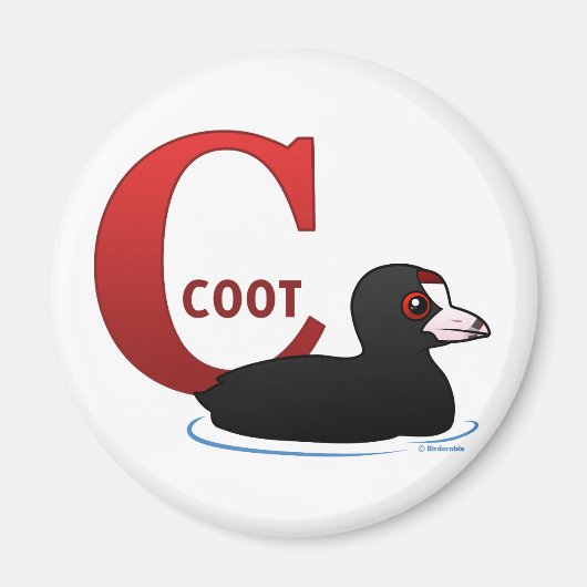 C is voor Coot Magneet (Voorkant)