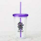C is voor Count von Count | Jouw namen toevoegen Acryl Drinkbeker (Voorkant)
