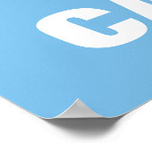 C is voor Count von Count | Jouw namen toevoegen Poster (Hoek)