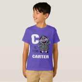 C is voor Count von Count | Jouw namen toevoegen T-shirt (Voorkant volledig)