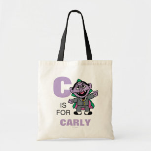 C is voor Count von Count   Jouw namen toevoegen Tote Bag