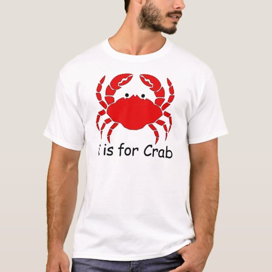 C is voor Crab T-shirt (Voorkant)
