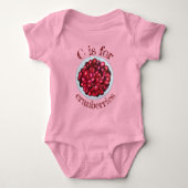 C is voor Cranberries New England Cranberry Bog Romper (Voorkant)