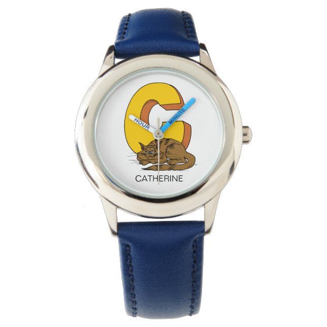 C is voor __ douanenaam Kind Horloge (Voorkant)