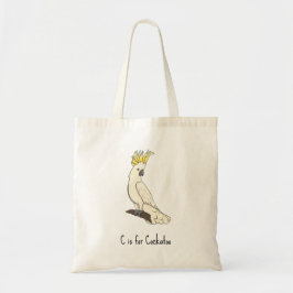 C is voor Kaketoe zak Tote Bag