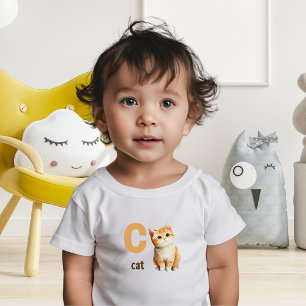 C is voor Katoen Peuter T-shirt