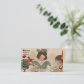 C is voor katten visitekaartje (Staand voorkant)