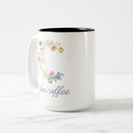 C is voor Koffie Mok (Voorkant links)