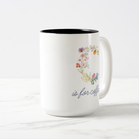 C is voor Koffie Mok (Voorkant rechts)