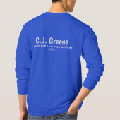 C.J. Greene T-Shirt (Achterkant)
