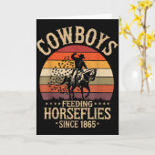 C.j.'s Cowboy Rodeo Outfit For Men - Funny Western Kaart (Gele Bloem)