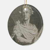 C. Julius Caesar (100-44 voor Christus) keizer van Keramisch Ornament (Links)
