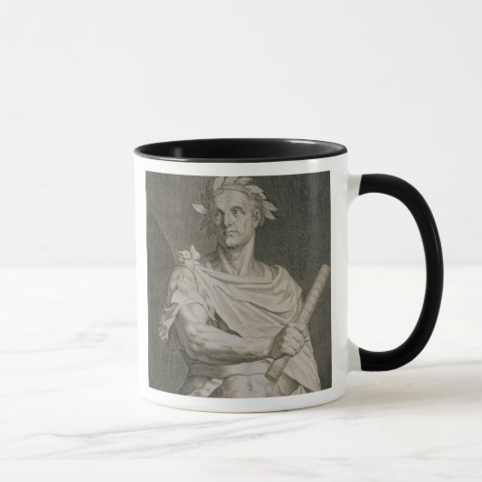 C. Julius Caesar (100-44 voor Christus) keizer van Mok (Rechts)