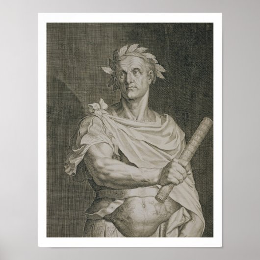 C. Julius Caesar (100-44 voor Christus) keizer van Poster (Voorkant)
