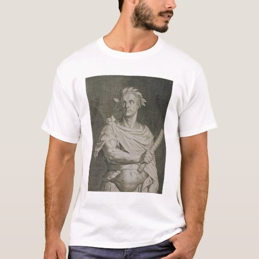 C. Julius Caesar (100-44 voor Christus) keizer van T-shirt (Voorkant)