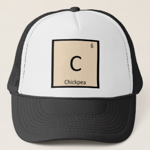 C - Kikkererwten Chemie Periodiek Systeem Symbool Trucker Pet