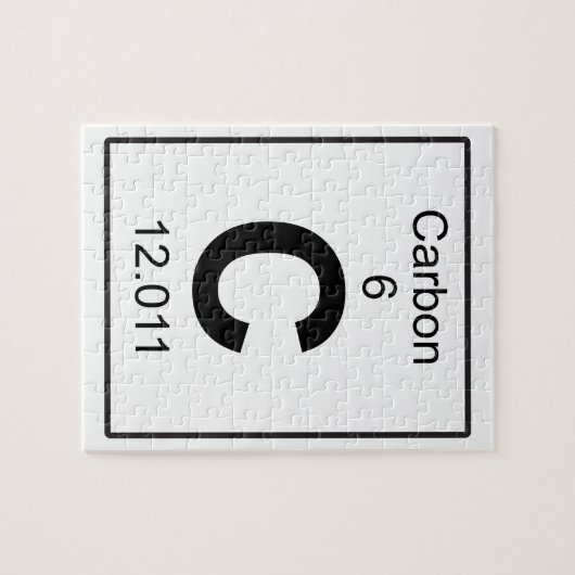 C - Koolstof Legpuzzel (Horizontaal)